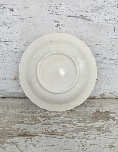 Vintage Mid-Century Taylor Smith Pink Roses Floral White Ceramic Bowl - Picture 4 of 5