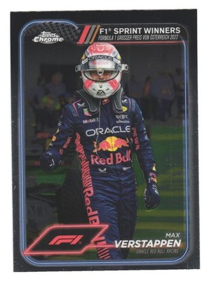 2024 Topps Chrome F1 Formula 1 Oracle Red Bull Racing Max Verstappen