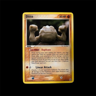 Pokemon TCG Delta Species Ditto (Geodude) 62/113 Regular Common English 60 HP