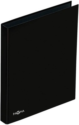 PAGNA Ringbuch ''Basic Colours'' 4-Ring Mechanik DIN A4 schwarz