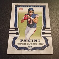 MITCHELL TRUBISKY 2017 Panini RC ROOKIE Card #101 CHICAGO BEARS