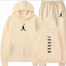 Spring autumn outdoor casual sportwear set  hooded jumper two-piece set For Men