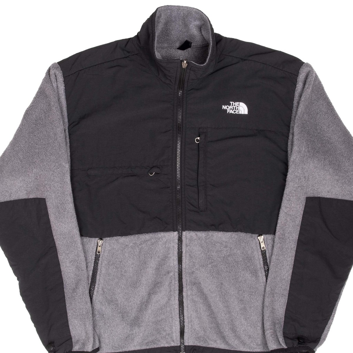 VINTAGE THE NORTH FACE POLARTEC DENALI GREY FLEECE JACKET MEDIUM