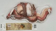 Peaches & Creme 100% Cotton Yarn Sandstone Stripes Ombré Craft USA Made Vintage