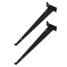 2 Pcs Board Wall Shelf Bracket Shelving Brackets Heavy Duty Garage for