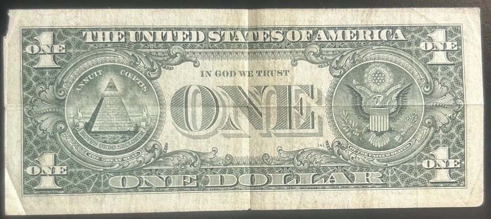 (6 IN A ROW!) $1 6 In A Row 8s Rare Fancy Serial Number B08888889D Series 2001 - Image 3 of 4