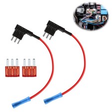 2 Pack Micro 3 Fuse Tap, Add-a-Circuit Adapter Kit Expandable Blade Style...