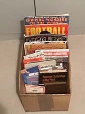 Box Of Books, Booklets, Programmes, Guides  Etc - 50 Items - Great Mix!