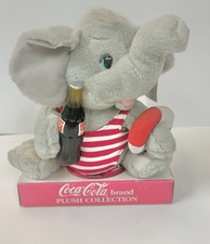 Coca-Cola Brand Plush Collection Elephant with Original Box Play by Play