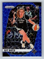 2024 Panini Prizm WNBA Kate Martin #126 Blue Velocity Prizms Las Vegas Aces