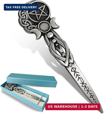 Metal Letter Opener, Triplemoon Vintage Envelope Opener, 6.1 Inch Fancy Letter C