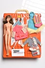 Vintage Mattel 1960s Francie Doll w/Original Clothes Accessories & Case