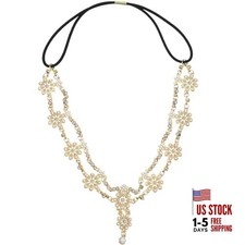 Head Chain Jewelry Headpiece Rhinestone Wedding Headband Headpiece Silver