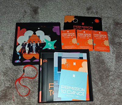 BTS Permission to Dance On Stage - Live Album CD Set inkl. Photocards K-Pop