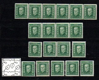Czechoslovakia Masaryk Mi. 240 Wmk. 5