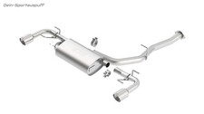 Borla TOURING Duplex Komplettanlage ab Kat Mazda RX-8 je 102mm rund MIT ABE