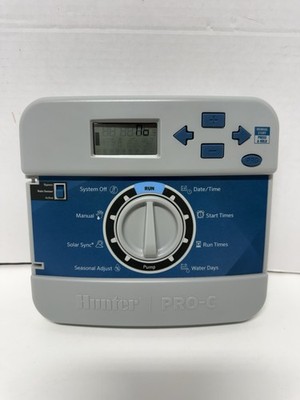 Hunter Pro-C / PC-400i 32 Station Lawn Sprinkler Controller Front Panel ONLY