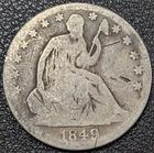 1849-O Seated Liberty Silver Half Dollar 50C - Ships Free!