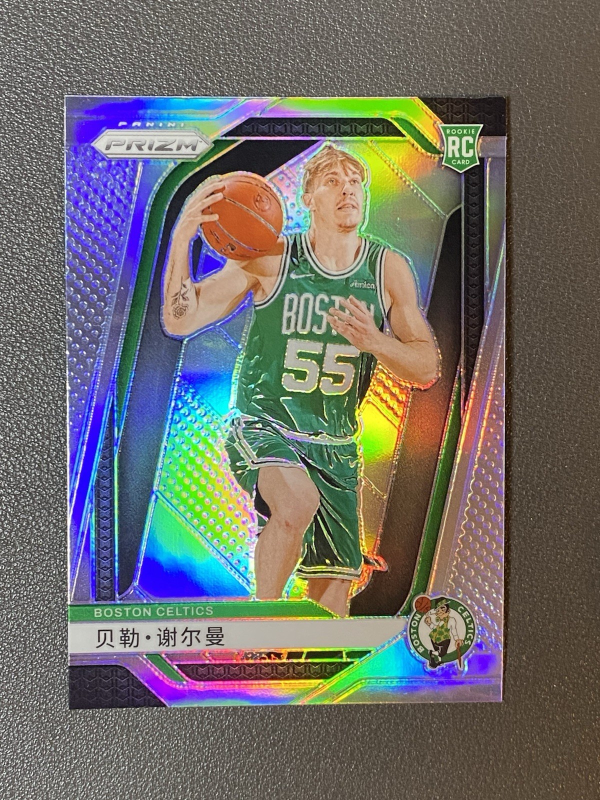 BAYLOR SCHEIERMAN Rookie 2024 Prizm China Variation Silver #236 RC Celtics