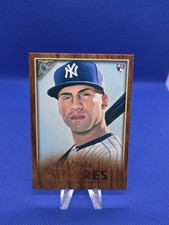 2018 Topps Gallery Gleyber Torres Canvas Wood Parallel RC #89 Yankees