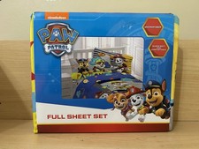 Paw Patrol Microfiber Full Size Sheet Set 4-Piece, Spin Master, Nickelodeon