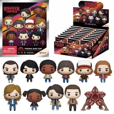 Monogram • STRANGER THINGS  (S-2) • 3D Foam • Collectible Bag Clip • Ships Free