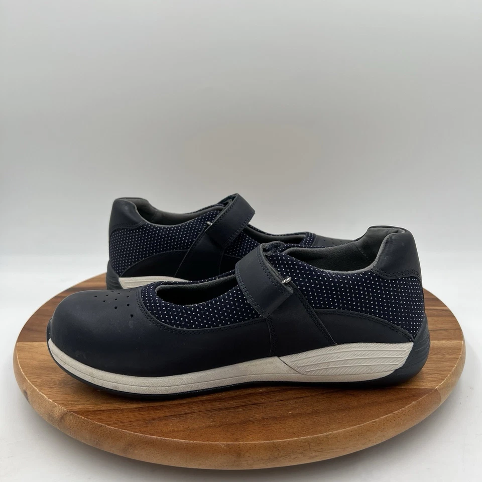 Zapatos Mary Jane talla 8 WW (2E) Drew para mujer Trust azul marino comodidad terapéutica Foto 2 de 4