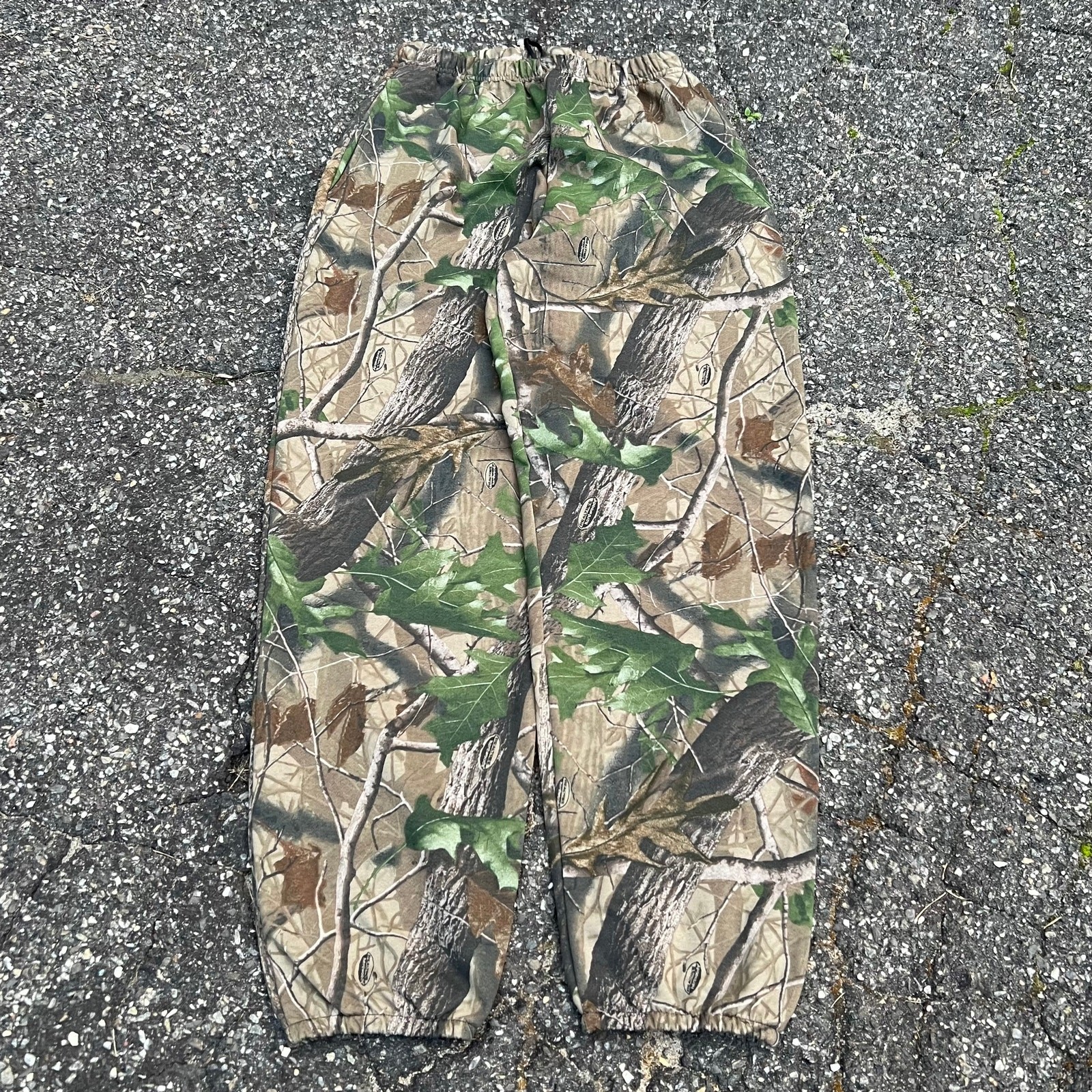 Vintage realtree camo essential blank cotton sweatpants
