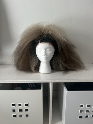 Drag Queen Wig Dirty blond Chocolate Dipped High Pony floof - Lace Front