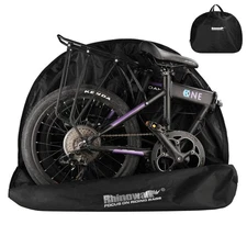 20" Folding Bike Bag Bicycle Carrying Transport Storage Travel Protective Case