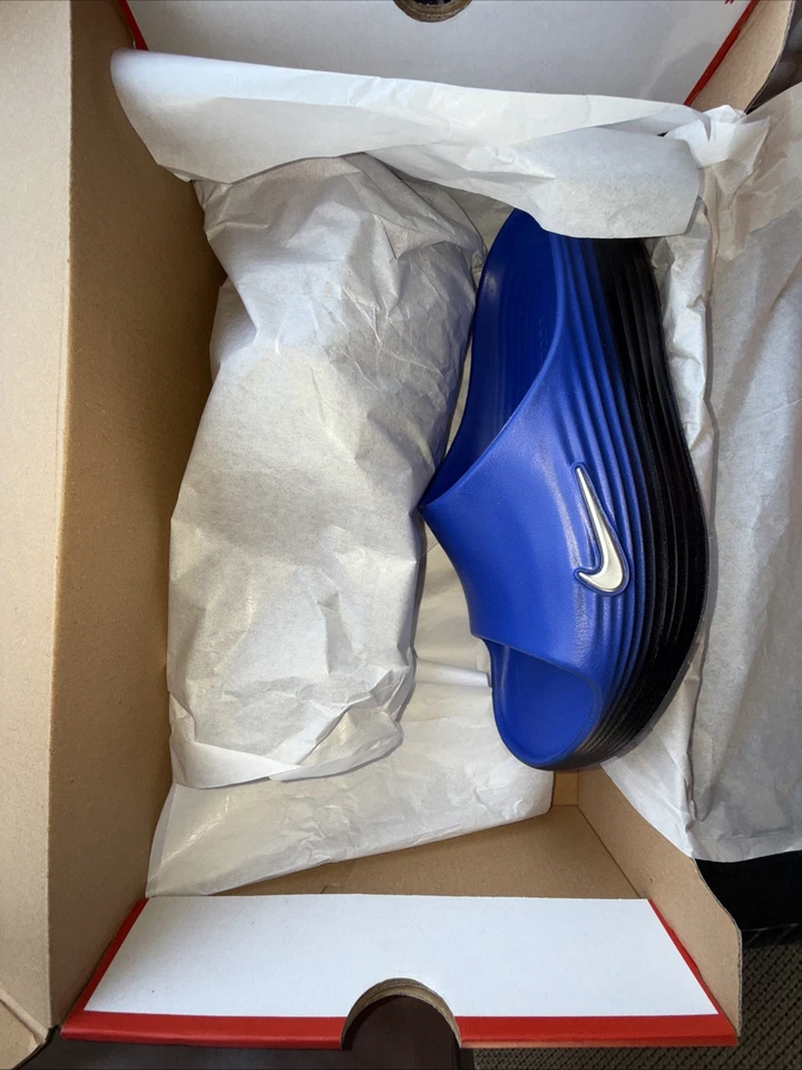 Nike ReactX Rejuven8 Slide EYBL Player Exclusivo Tamanho 10 Masculino, 11 Feminino - Imagem 3 de 4