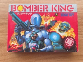 Bomber King Famicom Complete CIB Hudson Soft Japan Tested