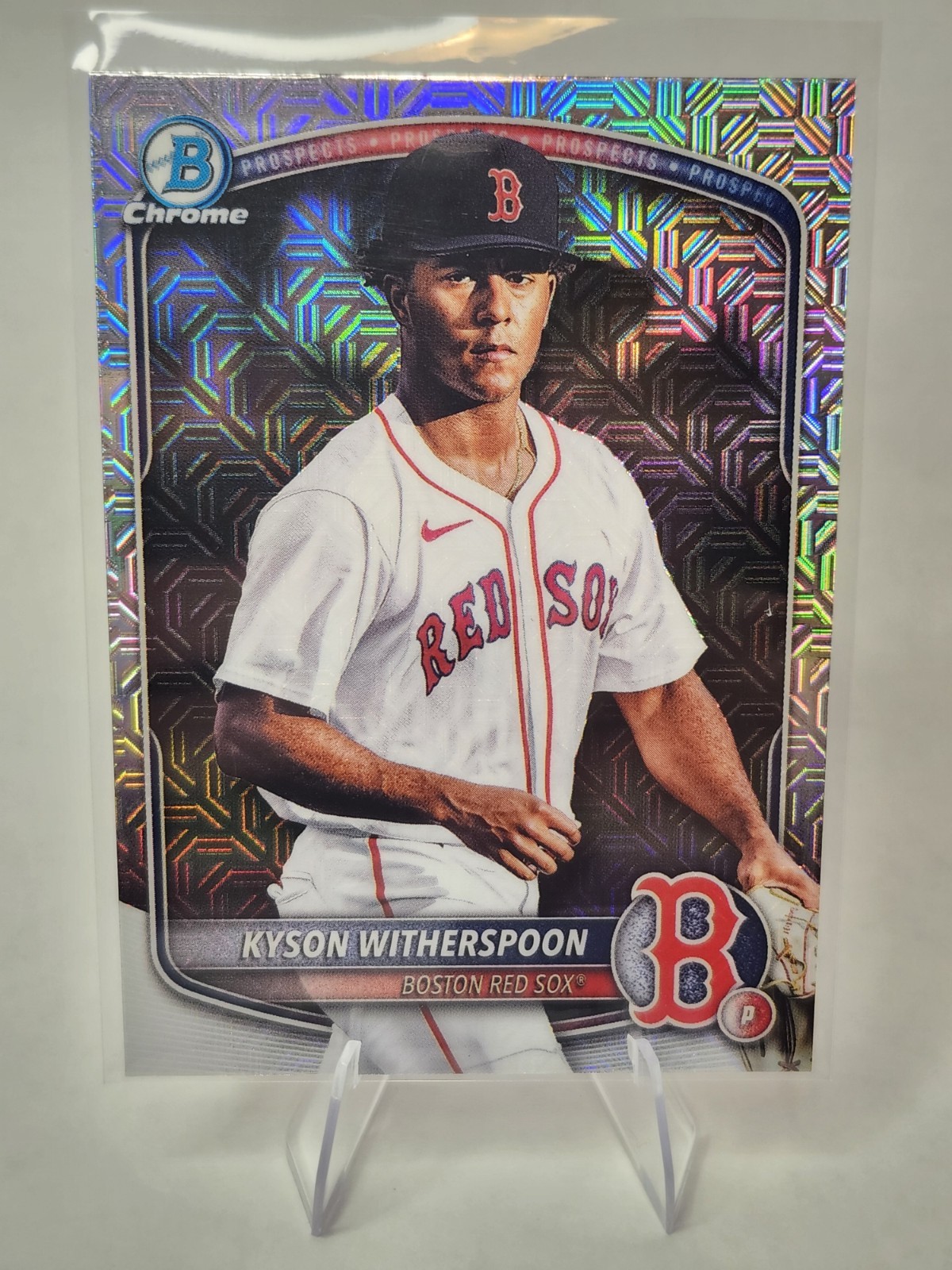2025 Bowman Draft Kyson Witherspoon Image Variation Mega Box Mojo Refractor