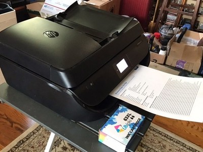 HP Office Jet 5255 All-in-One Wireless Color Printer with Black and Color Ink