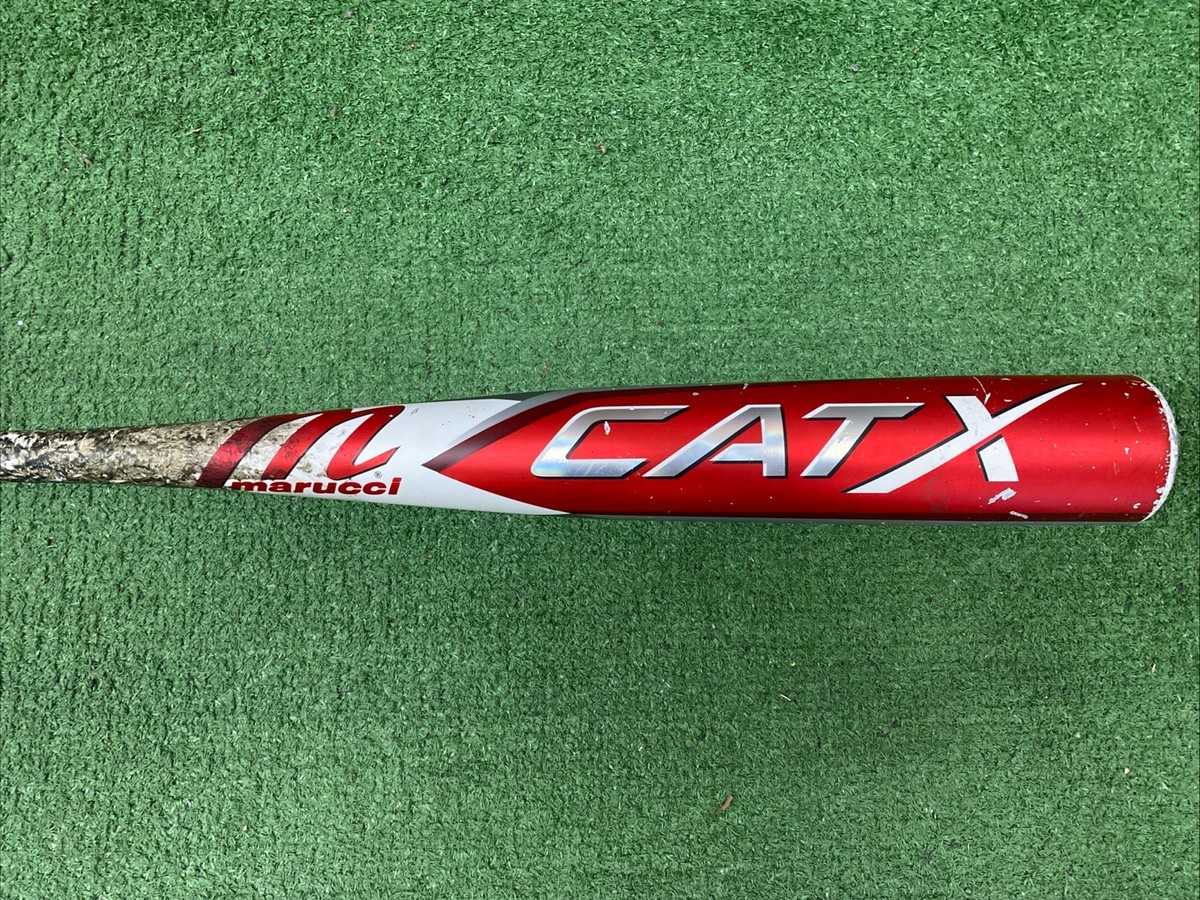 Batte Baseball Marucci CATX BBCOR 33/30 (-3) Alliage - Blanc/Rouge - NEUF