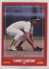 1988 Score Carney Lansford #253 10dr