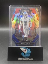 2022 Panini Select Premier Level Kerby Joseph #135 Red & Blue Die-Cut (RC)