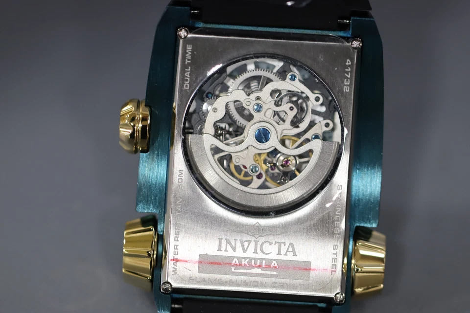 INVICTA Akula Men 43mm Stainless Steel Gold + Green Gold+Green dial TY2809 - Image 3 of 4