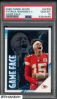 2020 Panini Score Game Face #GFPM Patrick Mahomes II Chiefs PSA 10 GEM MINT