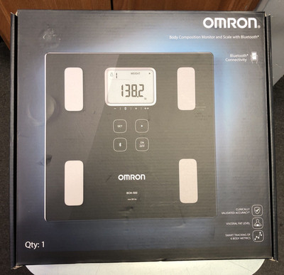 Omron BCM-500 Bluetooth Body Composition Monitor and Scale - Black
