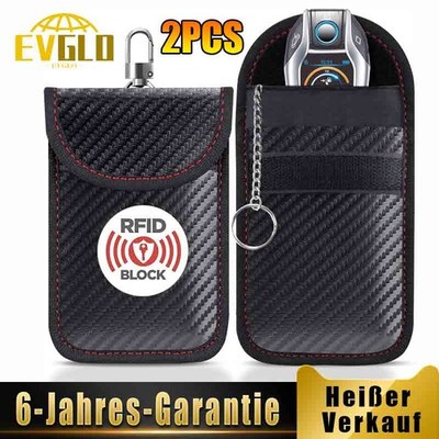 Keyless Go Schutz Autoschlüssel RFID Blocker Autoschlüssel Hülle Faraday Bag DE
