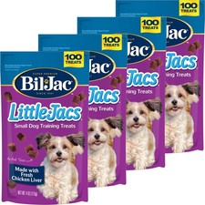 Bil-Jac Little Jacs Small Dog Training Treats, Chicken Flavor, Made with Chicken