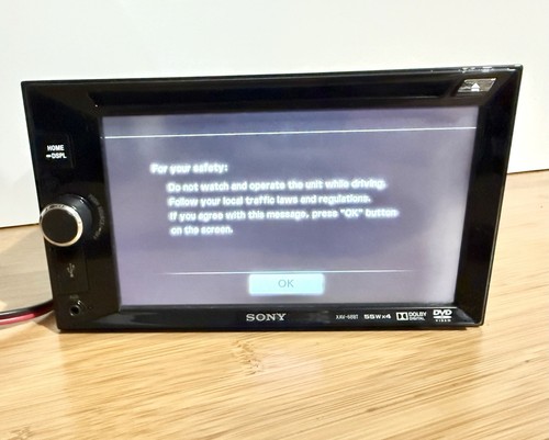 SONY CAR DVD XAV-68BT TOUCHSCREEN NOT WORKING FOR REPAIR AS IS - Picture 4 of 8