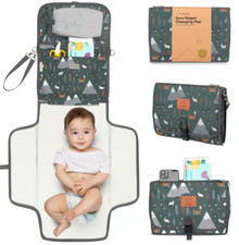 KeaBabies Ezee Diaper Changing Pad, Portable Diaper Changing Mat