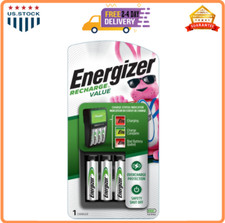 Energizer Rechargeable AA and AAA Battery Charger Recharge Value 