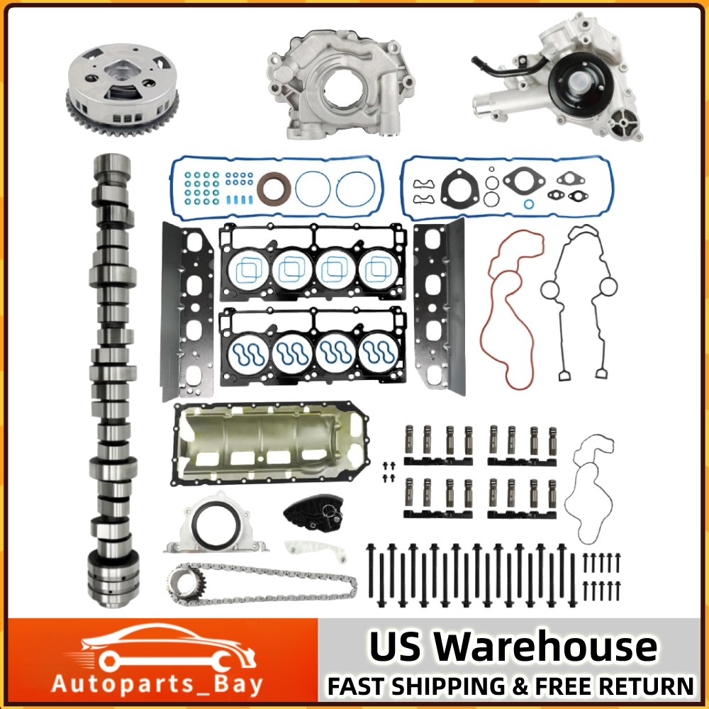 High-Performance MDS Lifters Camshaft Kit with Oil & Water Pump for 09-15 Dodge Ram 1500 5.7L Hemi