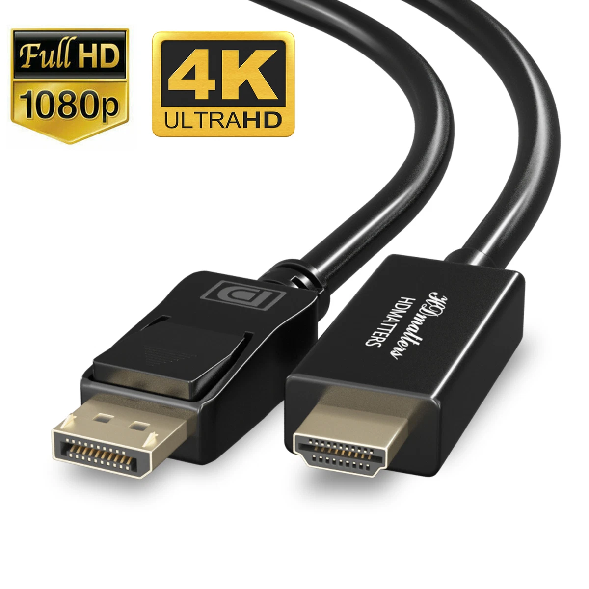 DisplayPort to HDMI 4K cable Display Port DP to HDMI adapter