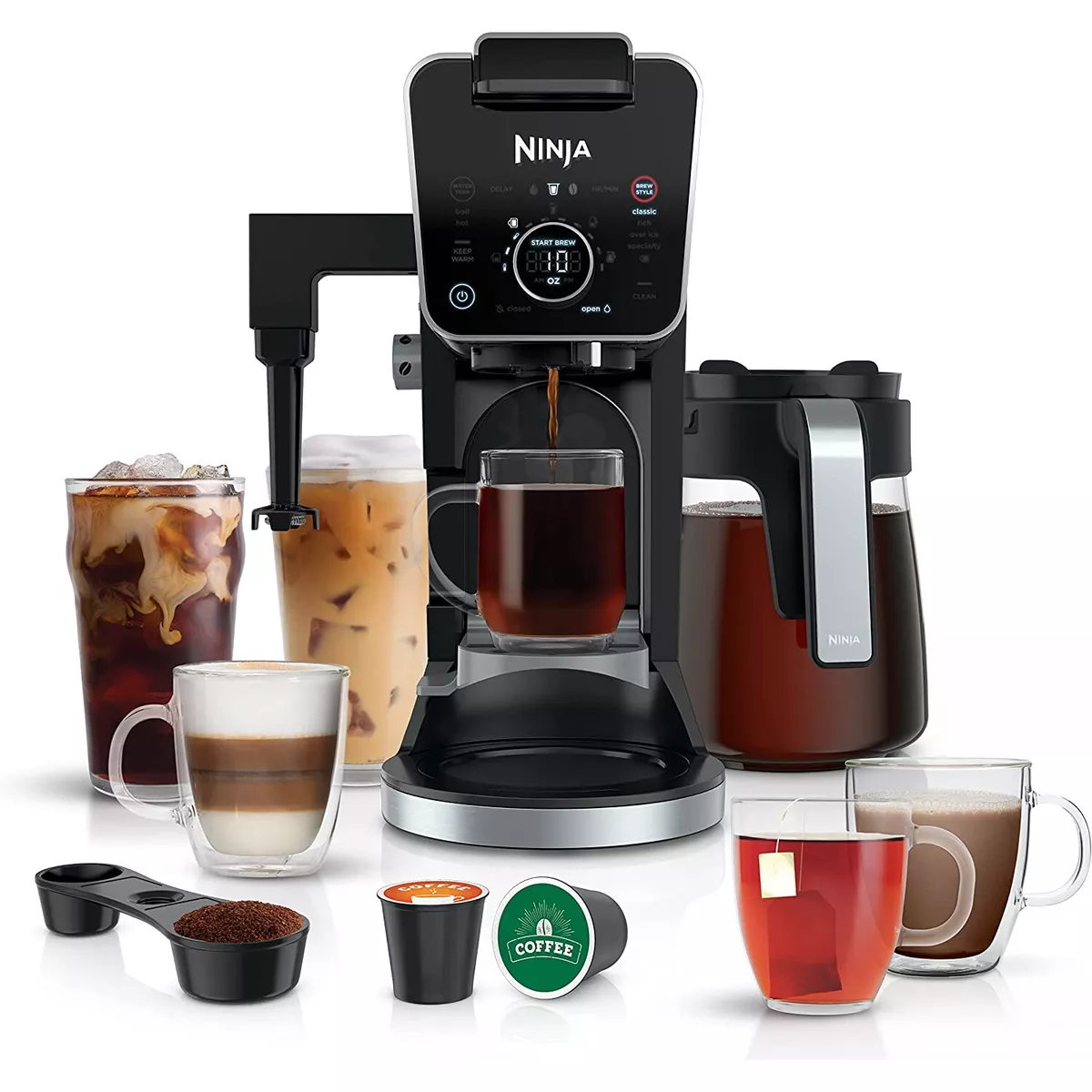 Coffee Maker  How to Brew Grounds and Espresso Pods (Ninja