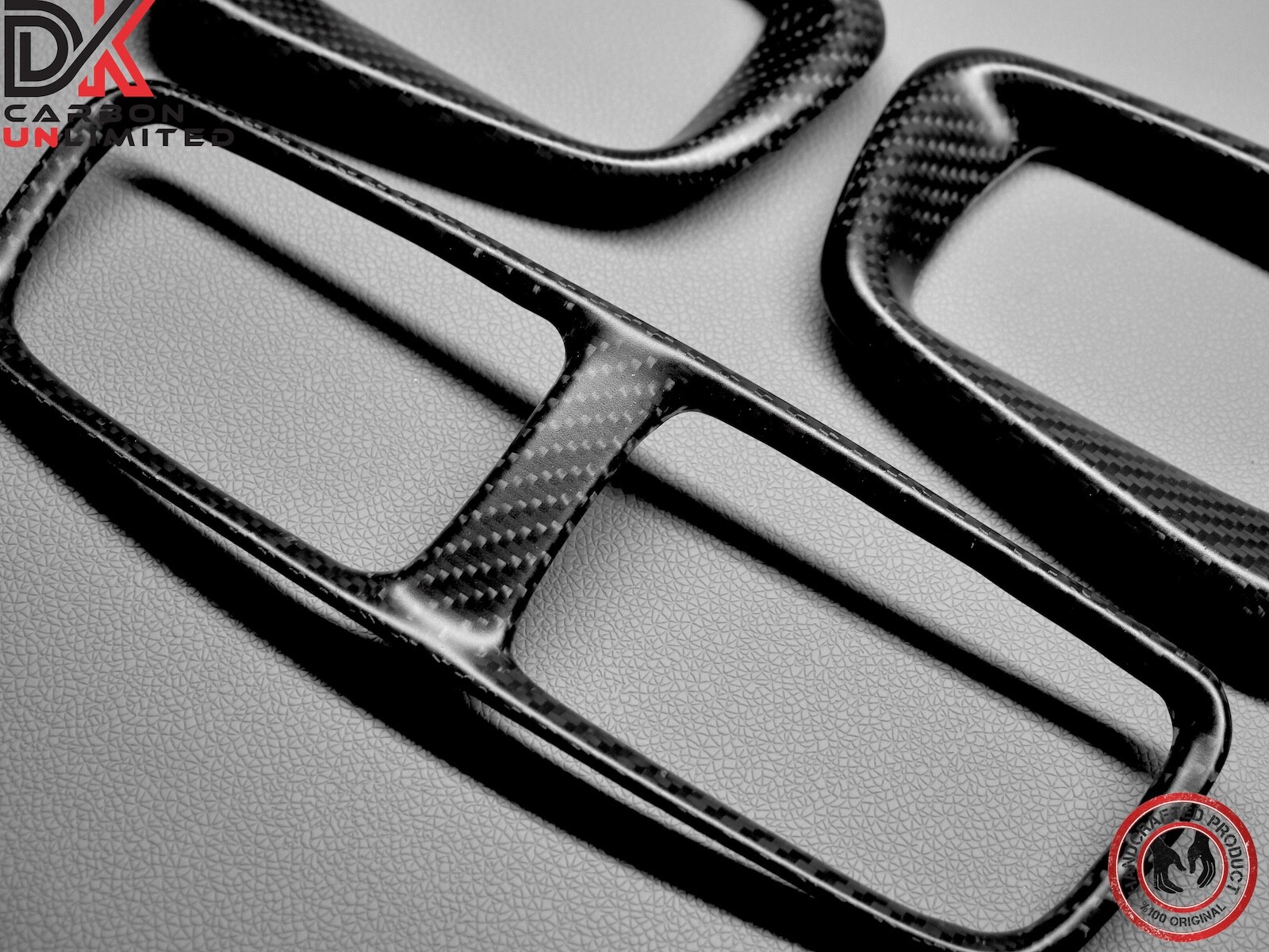 2019 Aston Martin DB11 DBS Superleggera Matte Satin Carbon Air Vent Bezels Trims