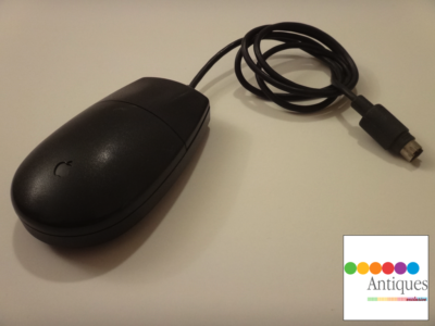 未使用 Apple Desktop Bus ADB Mouse I, II +α Apple Desktop Bus Mouse II ADB Black Vintage Rare Macintosh TV